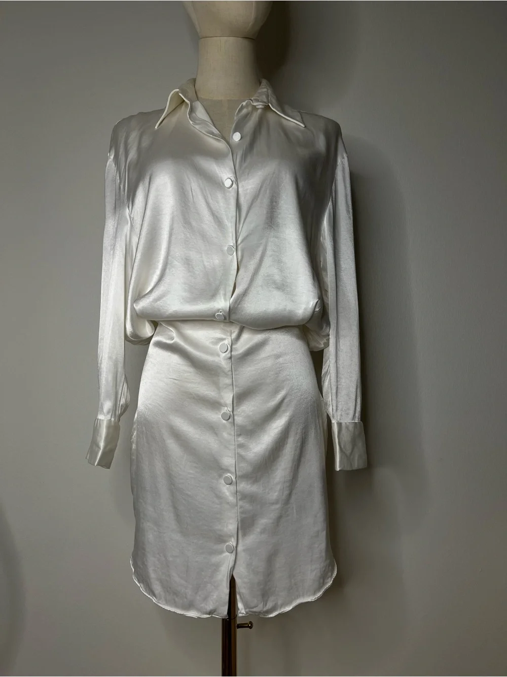 Zara Silk shirt dress - Picture 1 of 5